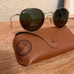 Ray ban round metal sunglasses